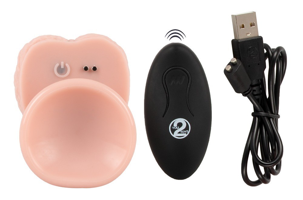 Realistický silikonový přirážecí vibrátor Dirty Dance s ovladačem