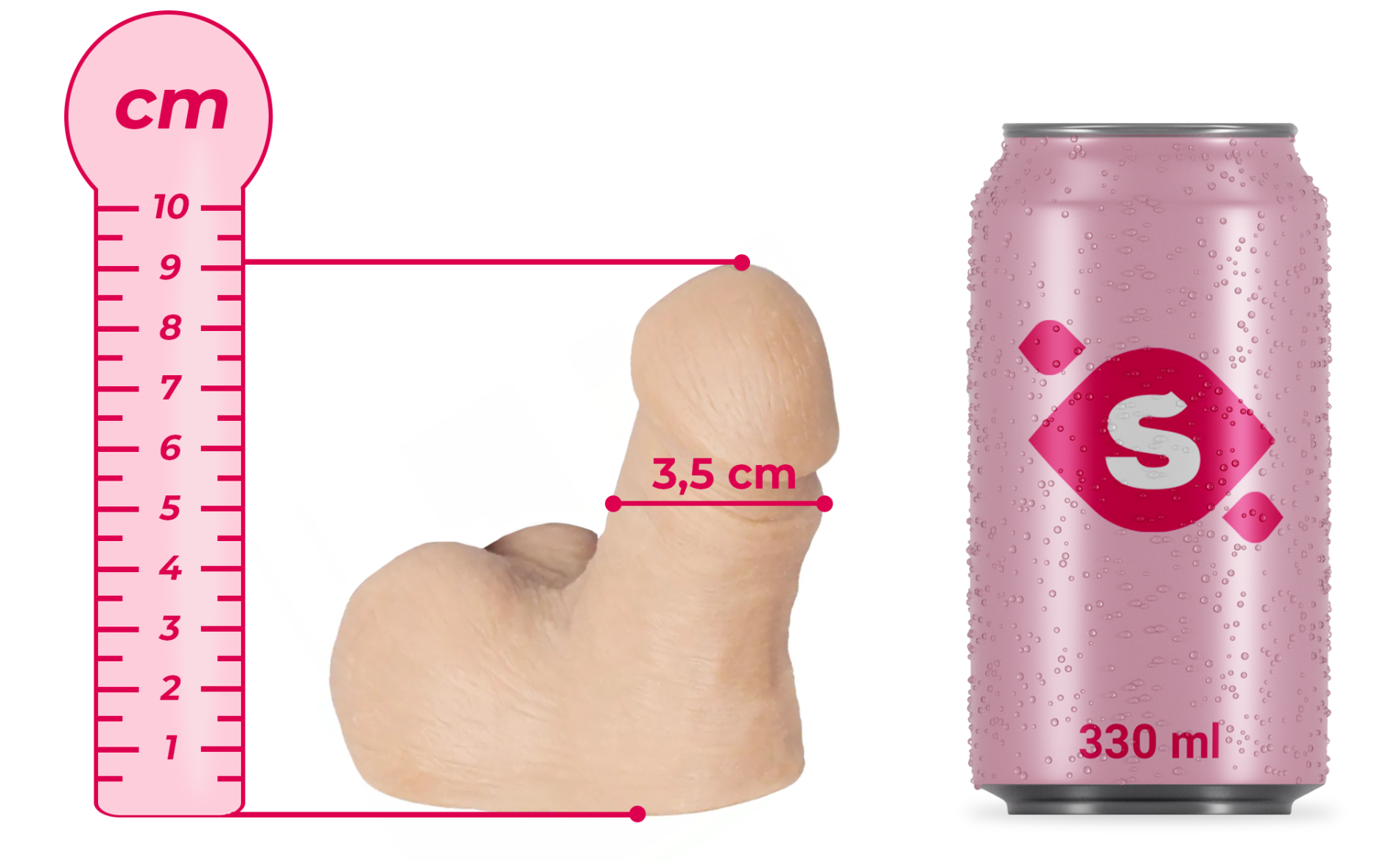 Silikonový packer Fleshlight Mr. Limpy (9 cm)