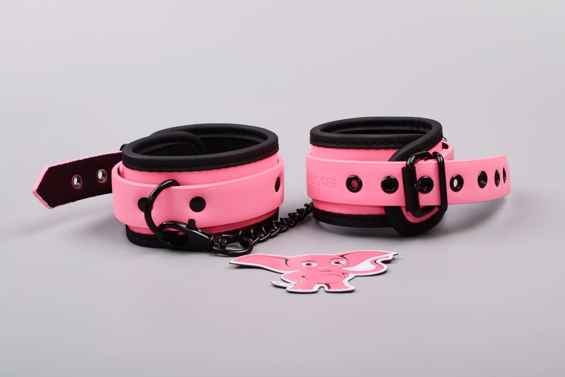 Růžová svítící pouta na nohy Pink Baddie