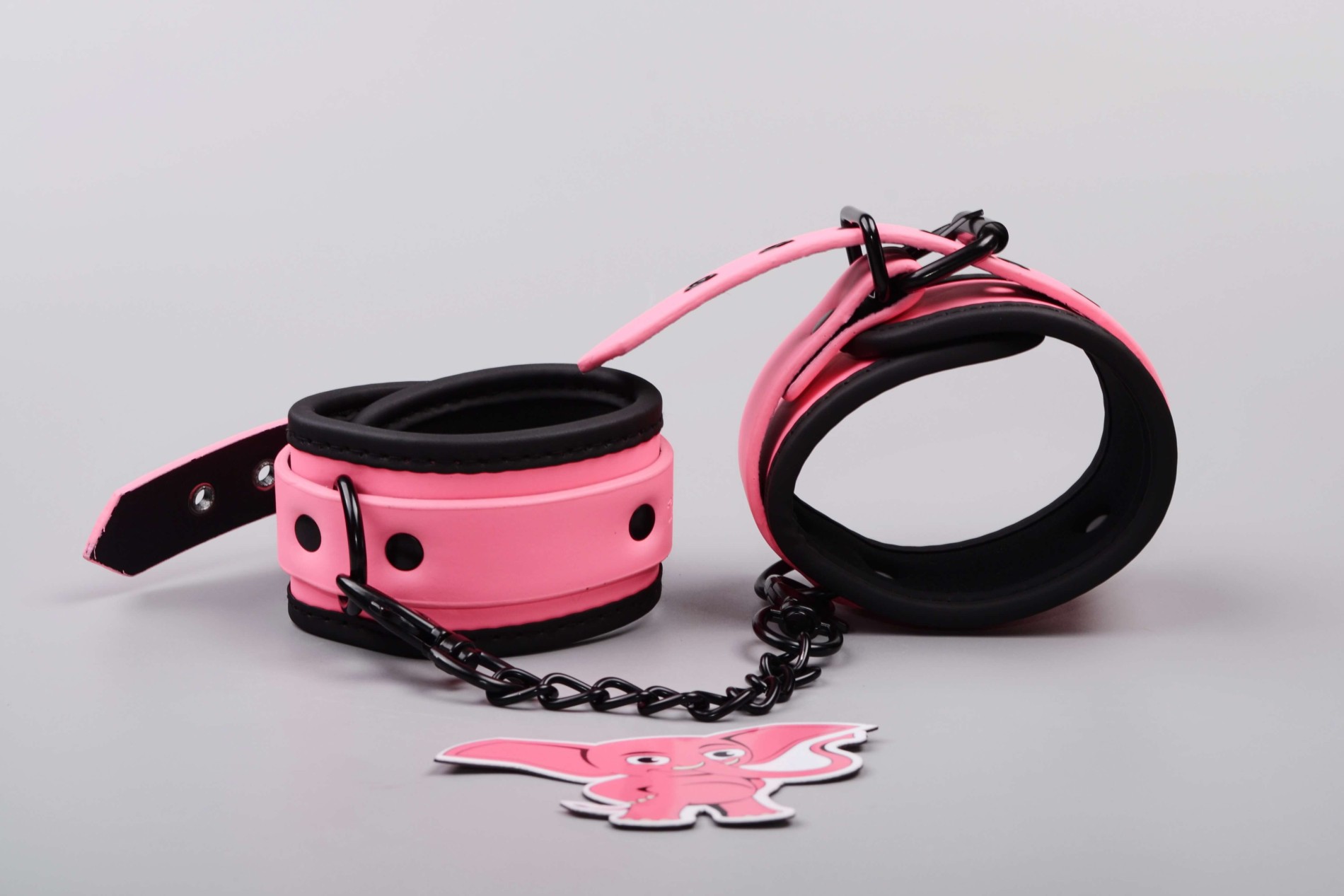 Růžová svítící pouta na nohy Pink Baddie