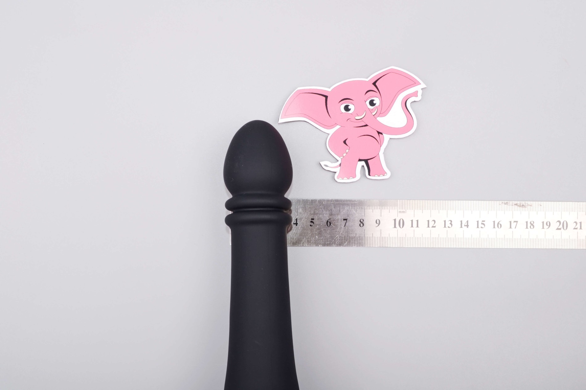Přirážecí anální vibrátor Dream Orgasm s dálkovým ovládáním, rozměry
