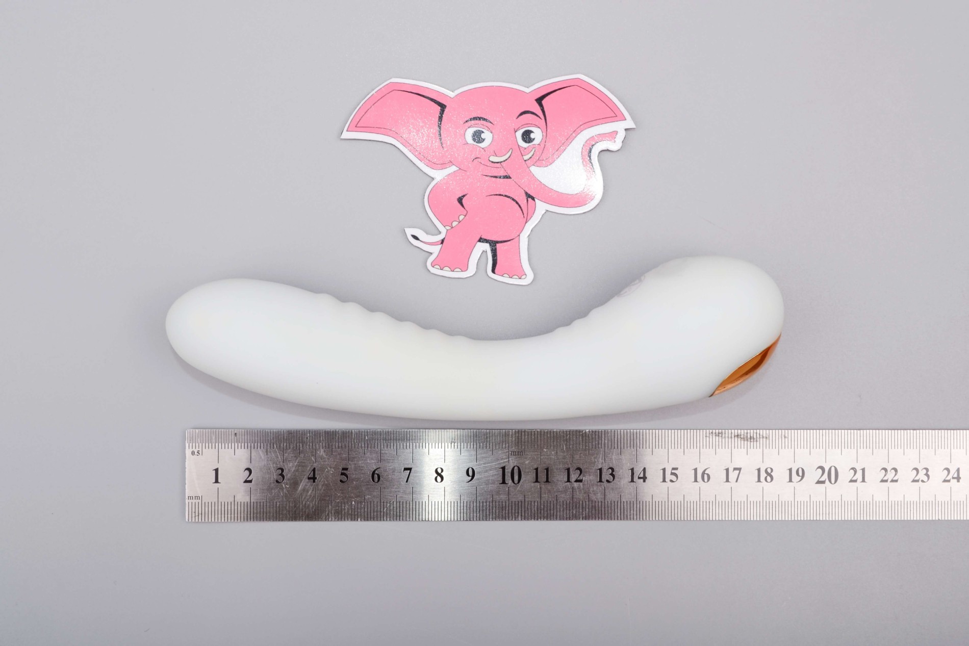 Svítící silikonový vibrátor Lumisphere (18 cm), rozměry