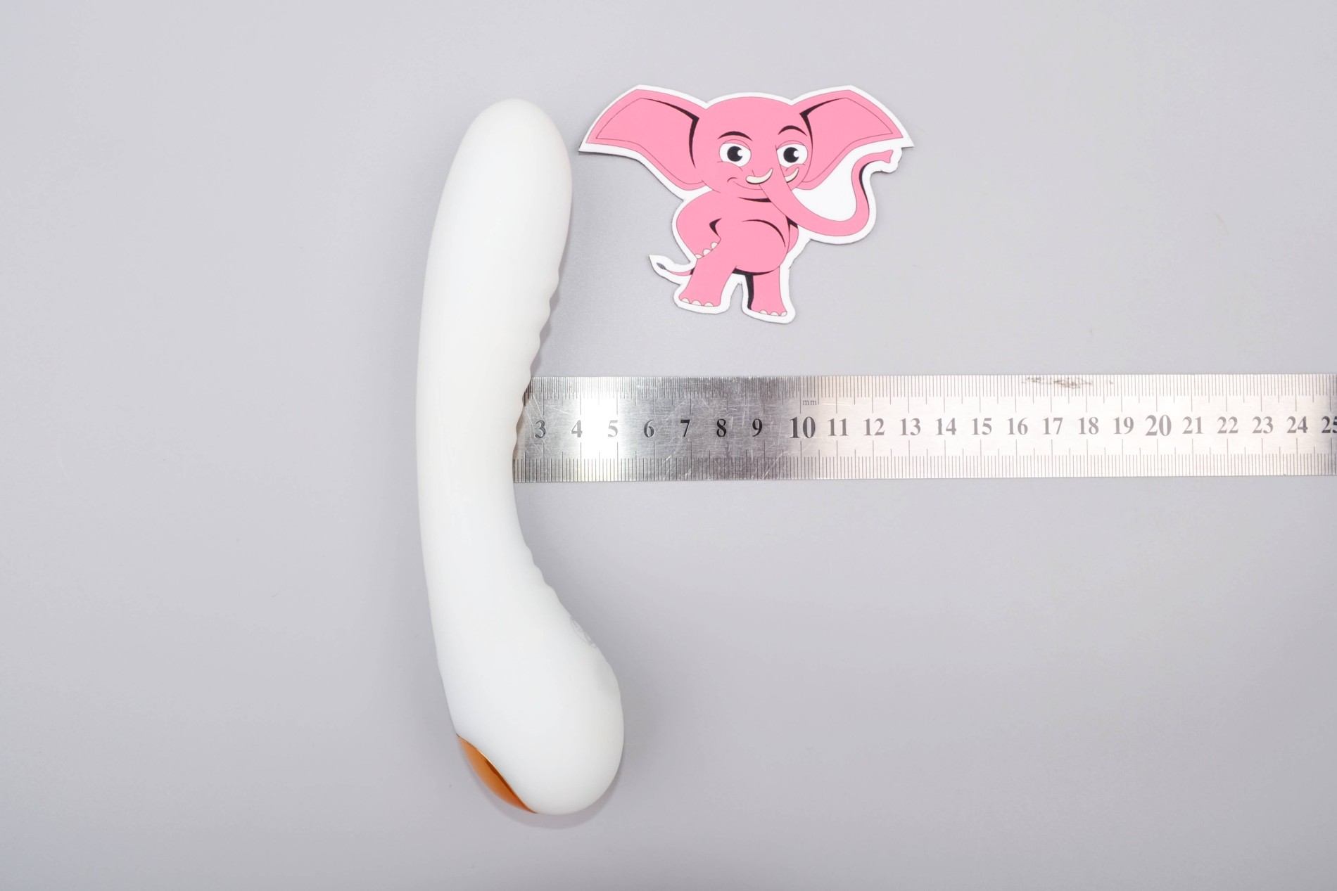 Svítící silikonový vibrátor Lumisphere (18 cm), rozměry