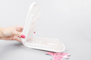 Tenga Flip Hole Zero EV vibrační masturbátor, otevírání
