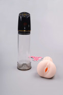 Vakuová pumpa s masturbačním návlekem SoloSuction Pro