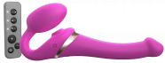 Vibrační připínací penis Multi Orgasm Bendable S s dálkovým ovládáním