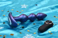 Vibrační anální kuličky Buttocks Bold Beaded s dálkovým ovladačem (16 cm)