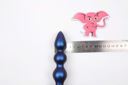 Vibrační anální kuličky Buttocks Bold Beaded s dálkovým ovladačem (16 cm), rozměry