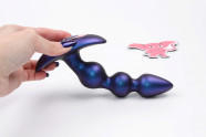 Vibrační anální kuličky Buttocks Bold Beaded s dálkovým ovladačem (16 cm)
