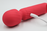 Masážní hlavice MiniWand Silicone Power (13,5 cm) + dárek ToyCleaner 75 ml
