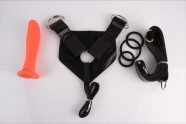 Postroj Tender Ties s dildem (15,5 cm)