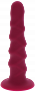Silikonové dildo s přísavkou Ribbed Dong (16 cm)