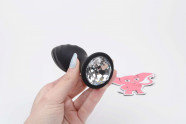 Vibrační anální kolík Diamond Vibe s dálkovým ovládáním (12,3 cm)