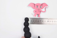 Vibrační anální kuličky Vibro Anal Beady s dálkovým ovládáním (12,8 cm), rozměry