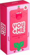 You Me JUICY – ochucené kondomy (12 ks)