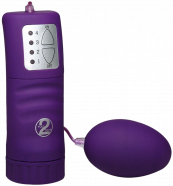 Vibrační vajíčko Velvet Purple Pill s dálkovým ovládáním