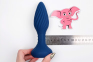 Anální kolík Rimming Blaze s dálkovým ovládáním (14,5 cm), rozměry