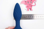 Anální kolík Rimming Blaze s dálkovým ovládáním (14,5 cm), rozměry