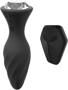 Vibrační anální kolík Diamond Vibe s dálkovým ovládáním (12,3 cm)