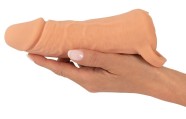 Prodlužovací masturbátor Nature Skin 2v1 Extension MEDIUM