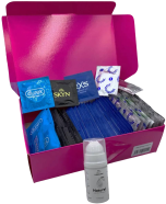 Sada klasických kondomů – Basic pack (72 ks) + SE natural lubrikační gel 15 ml