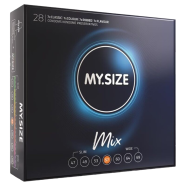 MY SIZE - MIX CONDOMS 57 MM 28 UNITS