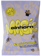 Einhorn Condoms: MAGIC, thin vegan condoms in the chips bag