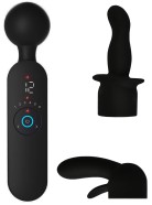 Nahřívací masážní hlavice Couple Play s nástavci (21,5 cm)
