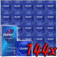 Durex Classic – klasické kondomy (144 ks)