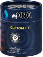 MyOne Single: Custom Fit, size 69M, 12 condoms
