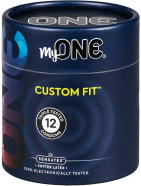 MyOne Single: Custom Fit, size 51F, 12 condoms