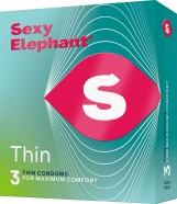 Sexy Elephant – ultra tenké kondomy Thin 3 ks