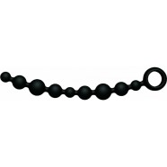 Anální kuličky černé DLOUHÉ silikon JOYBALLS ANAL WAVE LONG BLACK