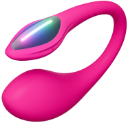 Lovense Lush Mini - Powerful Remote-controlled Wearable G-Spot Egg Vibrator - Pink
