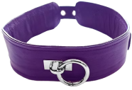 ROUGE Leather Plain Collar with Removeable O-Ring