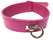 ROUGE Leather Plain Collar with Removeable O-Ring