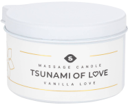 Masážní svíčka Tsunami of Love Vanilla Love (100 ml)