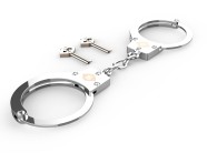 Kovová pouta Crimson Lock