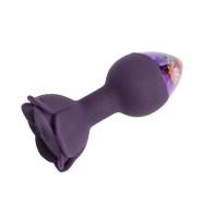 LOVISS - Posy - Garden Butt Plug Vibrator with Remote - Purple