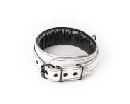 Kožený obojek z bílé kůže Sexy Elephant – Aria Collar