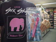 Vibrátor plast  Tulipán 19*1.5 cm