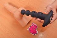 Anální kuličky Vibro Bubbles s masturbátorem