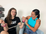 Rozpěrná tyč Steel Restraint, Lucka a Domča