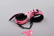 Růžová svítící pouta na nohy Pink Baddie