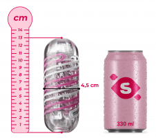 Tenga Spinner Brick masturbátor (13 cm)