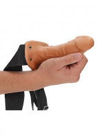 Dutý připínací strap-on Jim (18,5 cm)