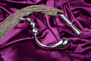Řetízkové kovové důtky Steel Chains (60 cm)