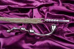 Řetízkové kovové důtky Steel Chains (60 cm)