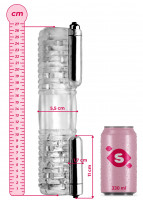 Vibrační oboustranný masturbátor Head to Head (26,5 cm)