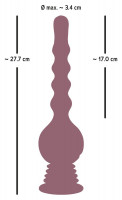 Anální gyro vibrátor Turbo Shaker Anal Lover s dálkovým ovládáním (27,7 cm)